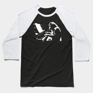 monkey playing the piano Baseball T-Shirt